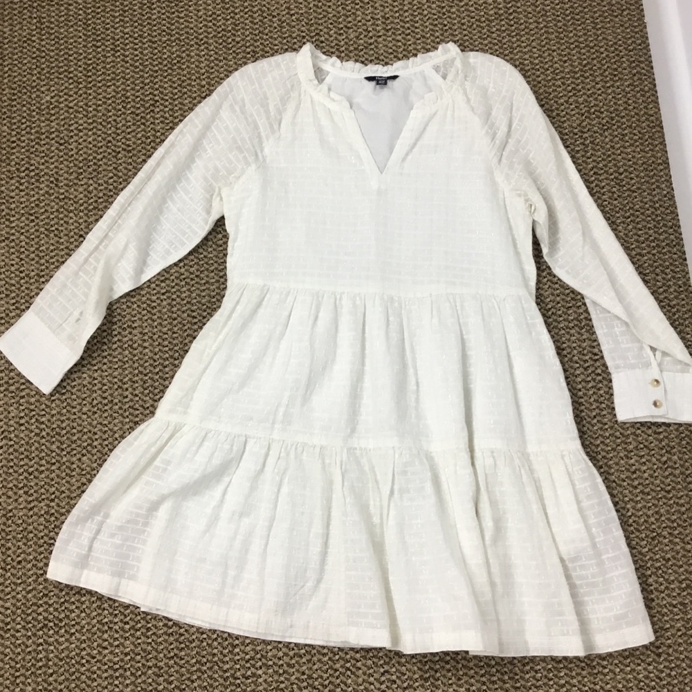 Hatley Maddy Windowpane Long Sleeve Metallic Thread size M